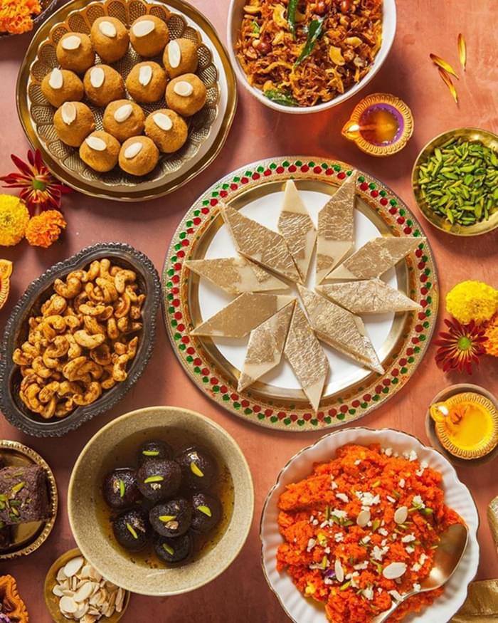 Image of sweets and savouries